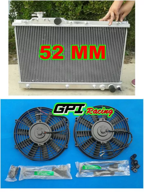 For Toyota Celica ST202 ST205 GT4 3S-GTE Manual Aluminum Radiator & FAN 94-99 98