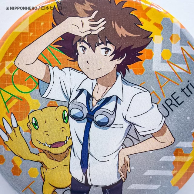 Digimon Adventure Tri MEIKO MEI MEICRACKMON Meicoomon Can Badge Anime JPN
