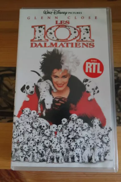 K7 VHS / CASSETTE VIDEO -  Les 101 dalmatiens le film WALT DISNEY