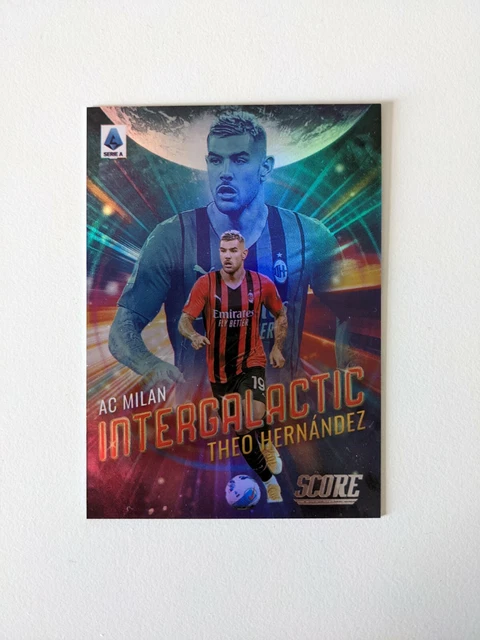 THEO HERNANDEZ INTERGALACTIC Panini Score Serie A Ultra Rare Soccer