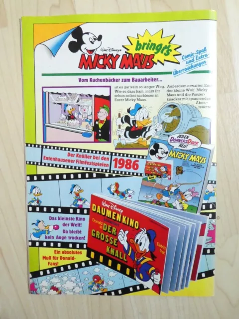 Walt Disneys Micky Maus Heft Nr. 37 vom 4.9.1986 2