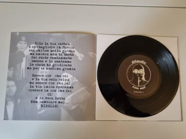 A CLAUDIO 7'' EP 45 Giri PINTA FACILE PAYBACK GTA THE FOURTH SIN HC PUNK ULTRAS 3