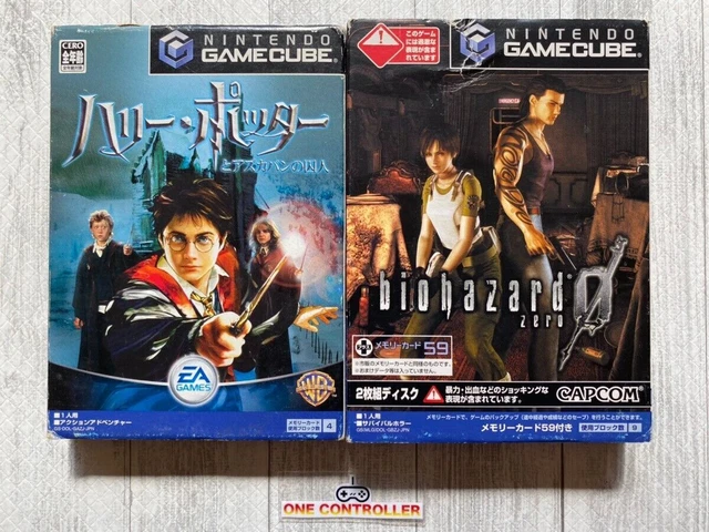 Nintendo Game Cube GC Harry Potter & Biohazard Resident Evil 0 Zero from Japan