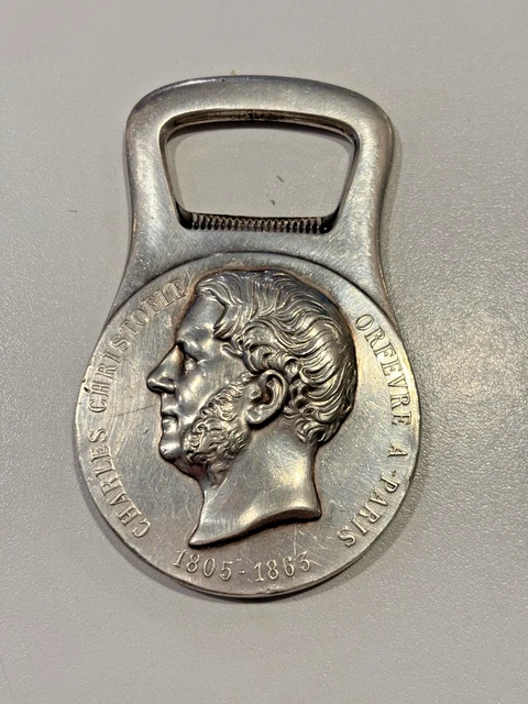 ANCIEN DÉCAPSULEUR CHRISTOFLE France Napoléon 80x50 MM Q30 EUR 69,00 - FR