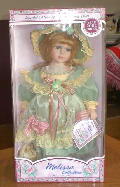 Very Nice Melissa Collection Special Edition 2002 17" Porcelain Doll
