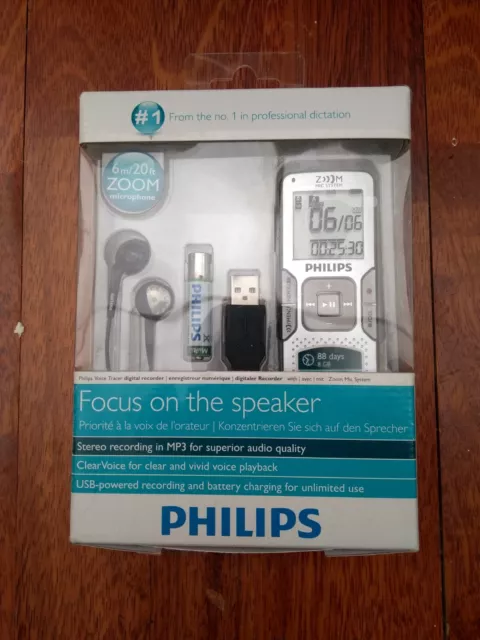 Philips LFH0865 Digital Voice Tracer Recorder Dictophone - NEW and SEALED