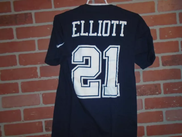 Dallas Cowboys Ezekiel Elliott Jersey Tshirt Adult Size Spch Made By Nike