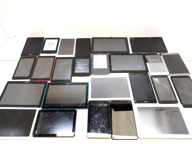 25x Damaged Untested Samsung ASUS Lenovo Amazon Acer Archos Android Tablet eBook