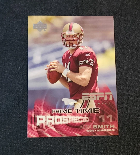 2005 Upper Deck ESPN Alex Smith Prime Time Prospects Rookie RC #102 49ers