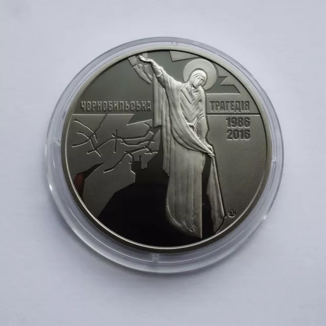30 Years of CHERNOBYL Nuclear Tragedy DISASTER Ukraine 2016 Medal Coin, UNC
