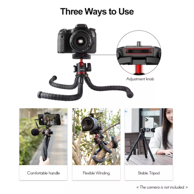 MT-33 Flexible Tripod bis 2KG for Smartphone Cam Live Vlog Video S7R6