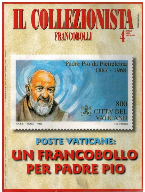 Il Collezionista Rivista Filatelica di Francobolli  n. 4 Aprile 1999