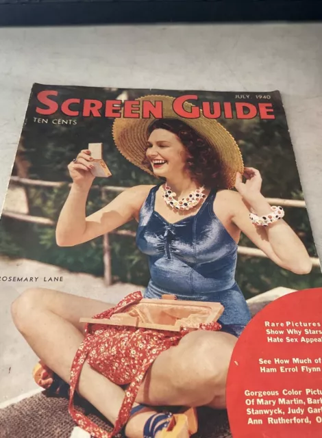 Screen Guide 7/1940-Rosemary Lane