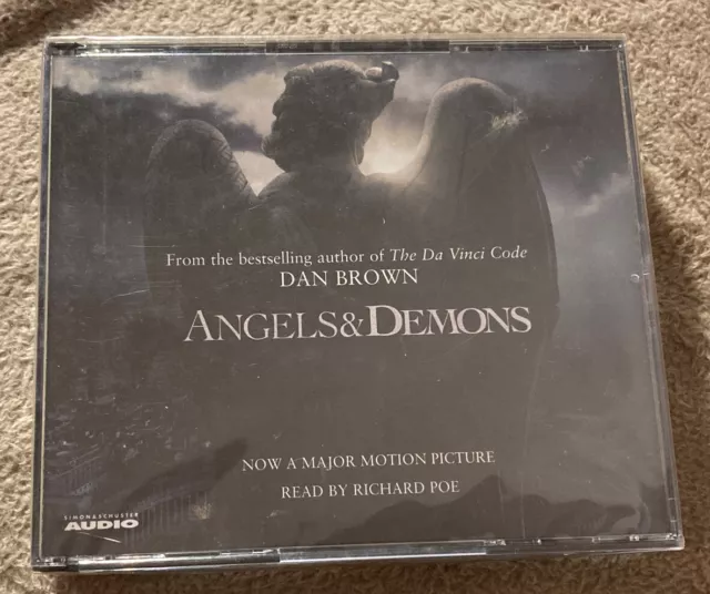 Angels & Demons Audio Cd Book By Dan Brown Read By Richard Poe New & Sealed