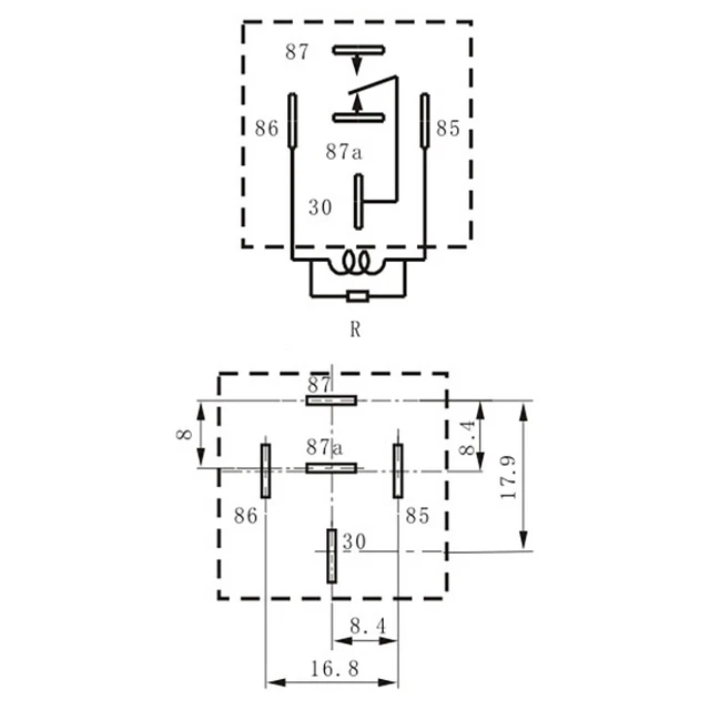 Bil Auto Dc 12v 40a Bil 5 Pin Relé Kontakt 40 Amp... - Grandado - Foto 5