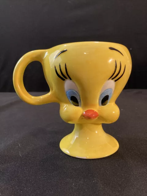 2000 Warner Bros. Looney Tunes 3D Tweety Bird Coffee Cup Mug