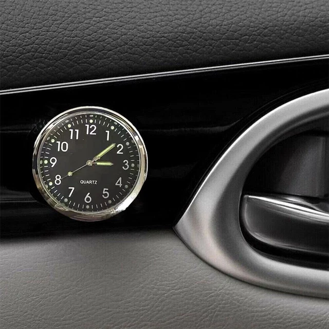 Car Clock Luminous Stick-On Digital Watch Quartz Clocks For Vehicle W6 New Q8M4