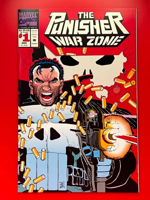 Punisher War Zone #1 (1992 Marvel) **Die-Cut Cover** [Nm] -Show Some Love-