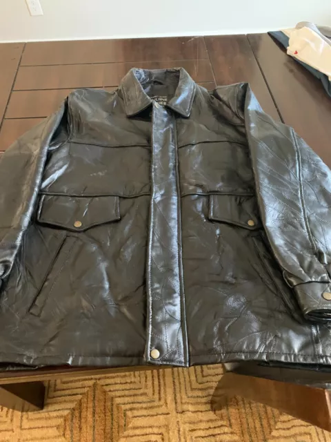 Maxam brand genuine leather jacket 2025