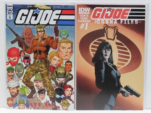 G.I. JOE A Real American Hero #300 Royle RI Variant NM The Cobra Files #1A VFNM