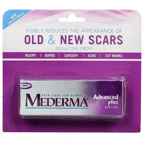 Mederma advance plus Scar Gel for Skin STRETCH MARK REMOVAL ACNE BURN 10gm
