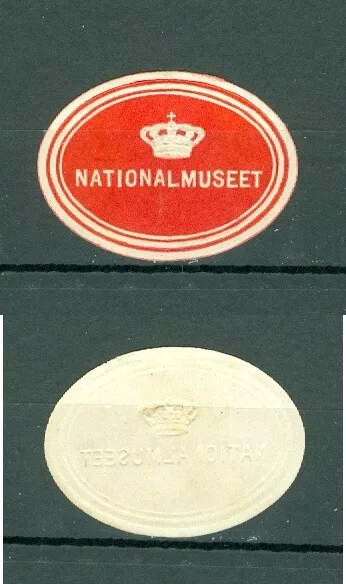 Denmark. Poster Stamp. Label. MNG. Danish National Museum. Nationalmuseet.