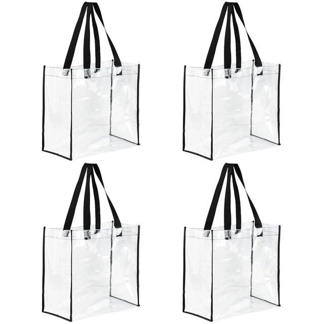 Borsa Trasparente A Tracolla Grande 36L - Approvata Stadi E Eventi, Impermeabile - Foto 10