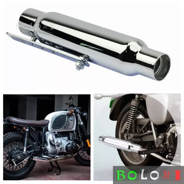 Shorty Exhaust Motorcycle Muffler Pipe For Harley Honda Yamaha Cafe Racer Bobber