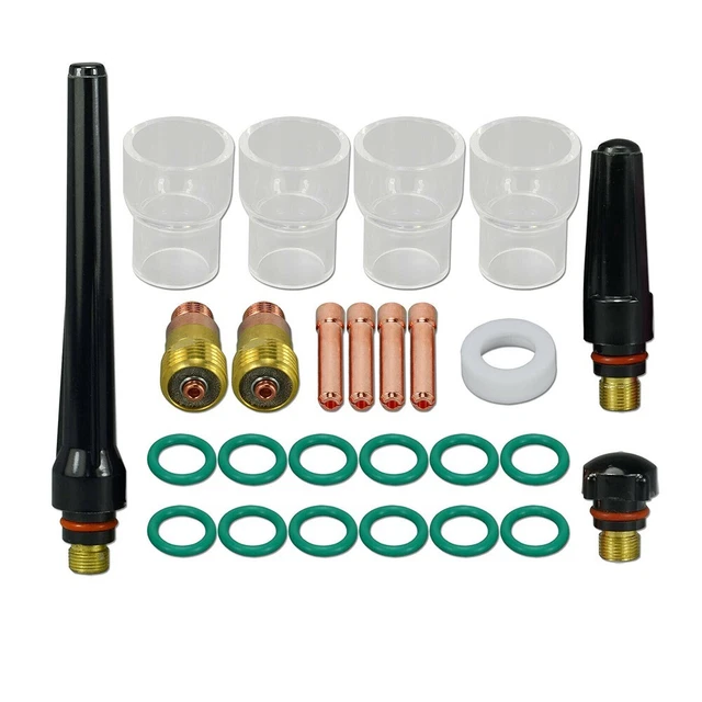 TIG Cup #12 Kit lenti a gas per torcia di saldatura DB SR WP 17 18 26 TIG 26 pz