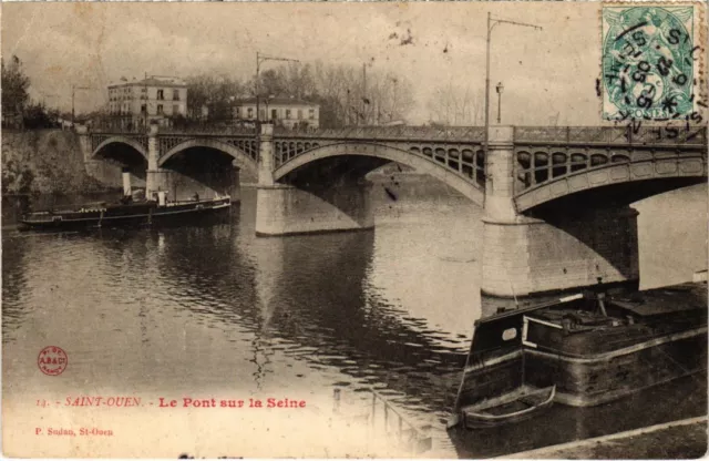 CPA SAINT-OUEN Pont sur la Seine (1353555)