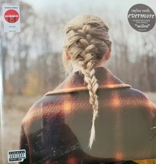 TAYLOR SWIFT EVERMORE Target Exclusive Red Vinyl Record 2 LP New Sealed
