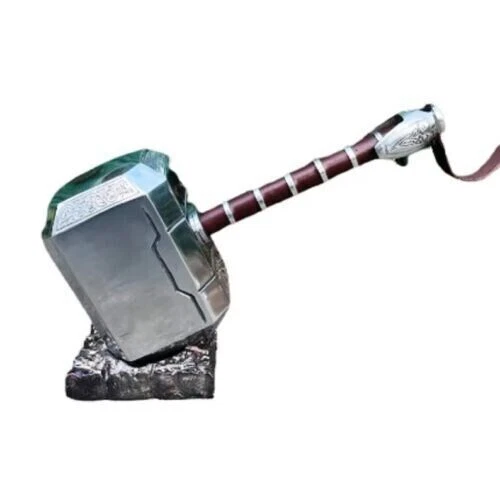 Marteau de Thor avec support - Thor Mjolnir Marvel marteau en métal - Thor...