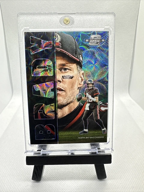2022 Tom Brady Panini Contenders Optic Splitting Image Black Scope Prizm #/25