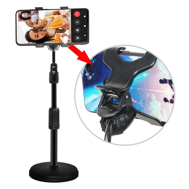 Adjustable Tripod Desktop Stand Desk Holder Selfie Stick Mount For Cell Phone