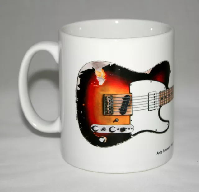 Guitar Mug. Andy Summers' Fender Telecaster illustration.