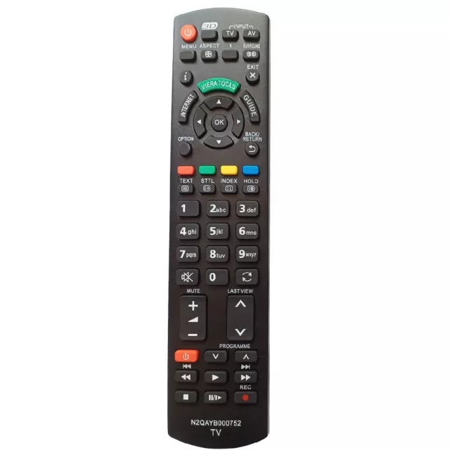 For Panasonic TV Remote Control N2QAYB000752 Replacement Internet Smart TV