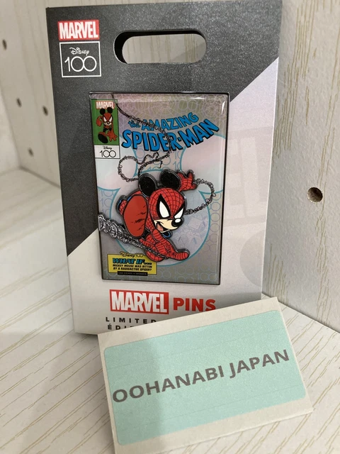 Marvel Mickey Pin Badge The Amazing Spider-Man Disney100 comic cover series