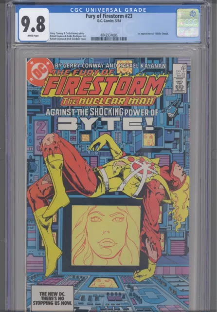 Fury of Firestorm #23 CGC 9.8 1984 DC Comics Gerry Conway Story