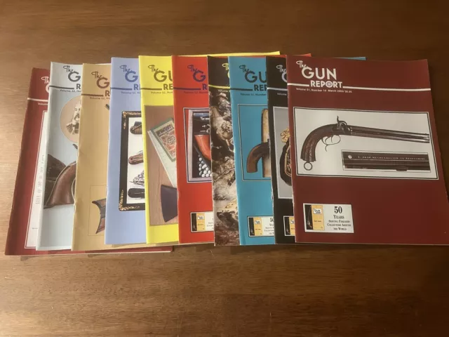 The Gun Report magazine lot of 10 Issues 2006 ( Missing January And February)