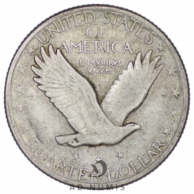 Estados Unidos 1/4 Quarter Dólar 1918 De Plata Liberty Denver Moneda US