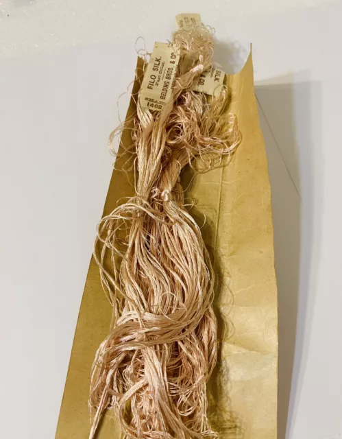 6 Skeins Antique FILO FLOSS Silk Embroidery Floss ~