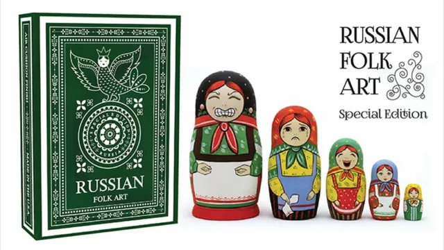 Russian Folk Art (Special Edition) by Natalia Silva Poker Spielkarten