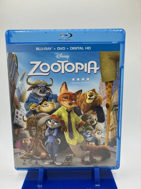 ZOOTOPIA (BLU-RAY & DVD, 2016) Disney Animated Movie With Slipcover $15 ...