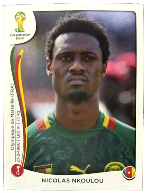 Panini World Cup 2014 Brazil - # 93 - NICOLAS NKOULOU - Cameroon