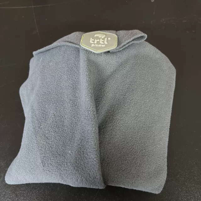 Trtl Travel Neck Support Pillow Gray Lightweight Portable Machine Washable Cover