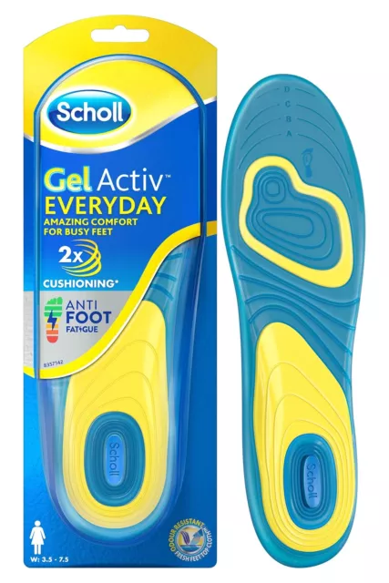 Scholl Gel Active Work Insoles for Men