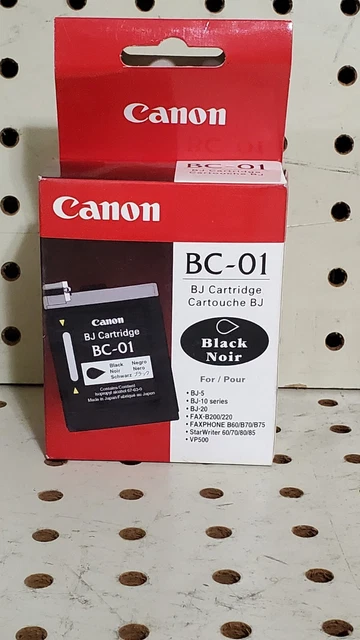 New BC-01 Genuine Black Canon Cartridge BJ-5 BJ-10E BJ-20 B2000/B220 B60/B70/B75