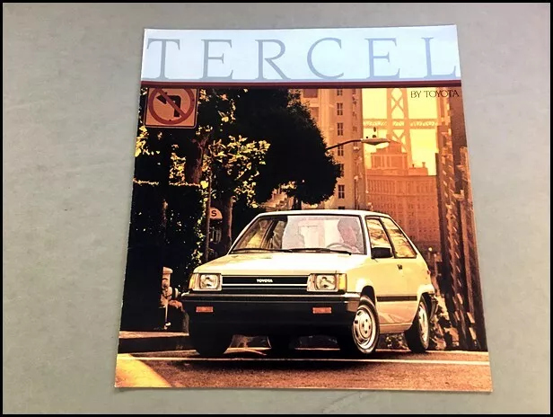 1986 Toyota Tercel and 4wd Wagon 16-page Original Sales Car Brochure Catalog