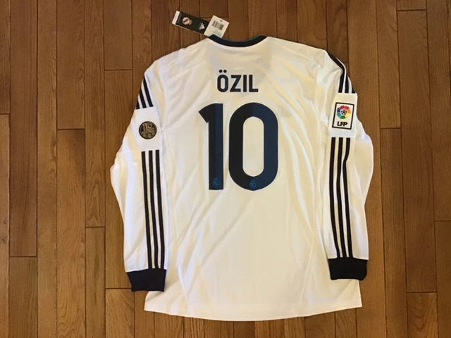 MEN'S ADIDAS REAL Madrid 12/13 Mesut Özil L/S Home Jersey BNWT EUR
