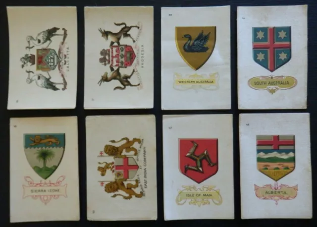 ARMS OF THE BRITISH EMPIRE issued 1910 by B.A.T. SILKS
